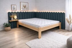 Čalouněný panel Plot 5 cm - grafitová 19