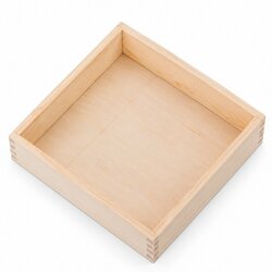 Dřevěný organizér 16x16 cm