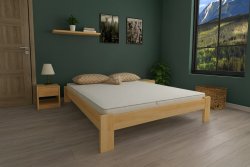 Postel Adam 160x200 cm masiv + matrace Relax + rošt ZDARMA