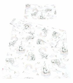 Povlečení 100/160 cm + 50/60 cm slůně béžová