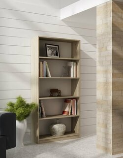 Regál, knihovna - 60 cm dub sonoma Regál, knihovna - 60 cm dub sonoma