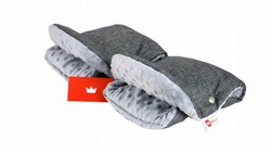 Rukavice minky grey flex /šedé 