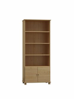 Policový regál - knihovna z masivu borovice 100 90/190/42 cm Policový regál - knihovna z masivu borovice 100 90/190/42 cm