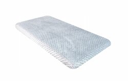 Prostěradlo minky - popelová 120x200 cm Prostěradlo minky - popelová 120x200 cm