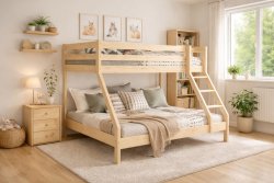 SET Postel Denis + zónová matrace Kaira 10 cm + rošty ZDARMA + dárek