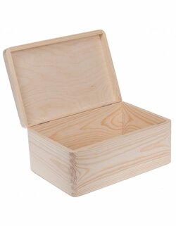 Krabička dřevěná - 30x20x14 cm