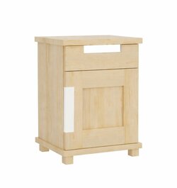 Noční stolek z masivu borovice Thorax 42/55/35 cm