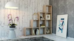 Regál, knihovna - Vistana dub sonoma Regál, knihovna - Vistana dub sonoma