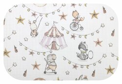 Plena bavlna potisk - cirkus