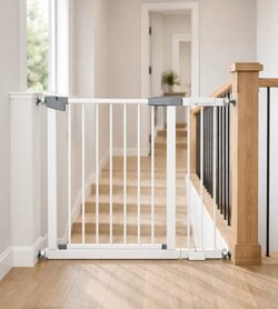 Zábrana Pupyhou 90-97 cm - dveře/schody - bílá Zábrana Pupyhou 90-97 cm - dveře/schody - bílá