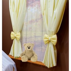 Závěsy k vyšívaným sadám - žluté Závěsy k vyšívaným sadám - žluté