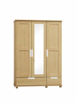 Skříň z masivu borovice Thorax 8 133/190/60 cm
