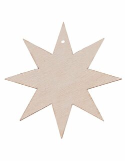 Vánoční dřevěná dekorace - Hvězda