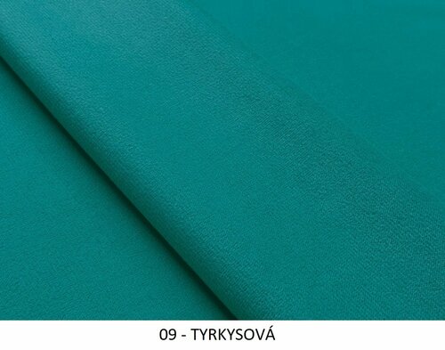 Čalouněný panel Plot 5 cm - tyrkysová 09