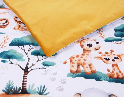 Velvet bavlněná deka 100 x 75 cm - mláďata