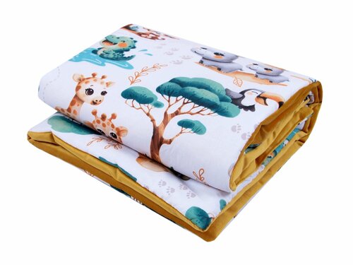 Velvet bavlněná deka 100 x 75 cm - mláďata