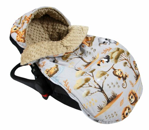 Fusak minky - mláďata 90 cm / šedá