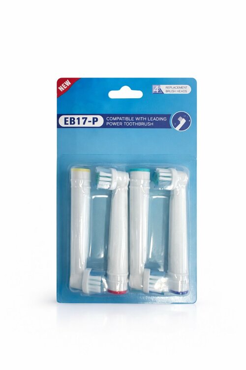 Náhradní hlavice na kartáček Oral-B 4 kusy- EB17-P