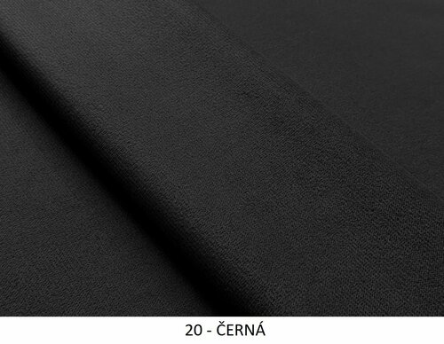 Čalouněný panel Plot 3 cm - černá 20