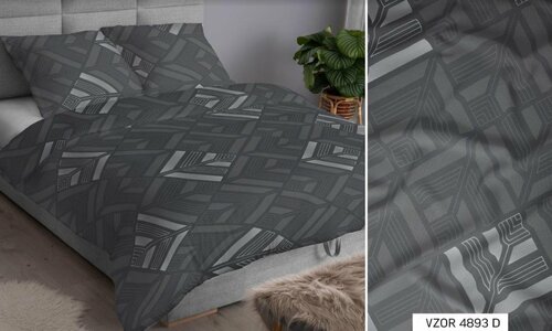 Povlečení LUX bavlna-satén 140/200 a 70/80 vzor 4893D