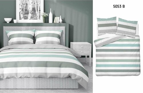 Povlečení bavlna-satén - 140/200 a 70/80 vzor 5053B