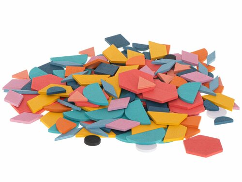 Dřevěné skládací puzzle - 180 elementů