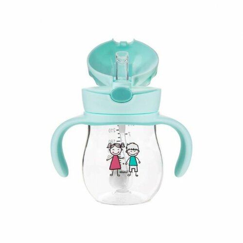 Lahvička se slámkou a závažím - 250 ml