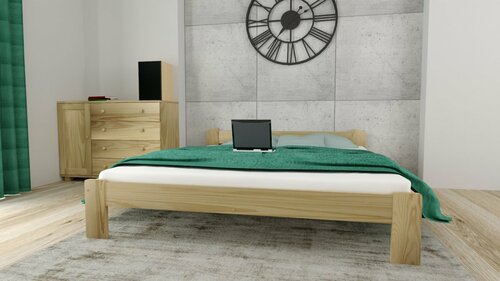 Postel z masivu Anetka 160 x 200 cm + rošt ZDARMA