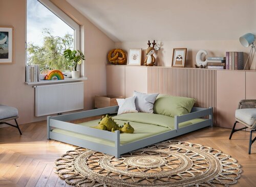 Dětská montessori postel Axel 140x200 cm + rošt ZDARMA 