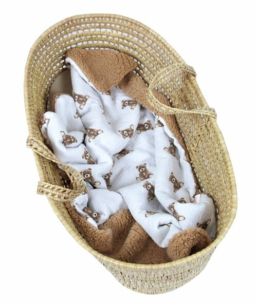 Mušelínová deka 100 x 75cm / medvídci