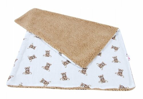Mušelínová deka 100 x 75cm / medvídci