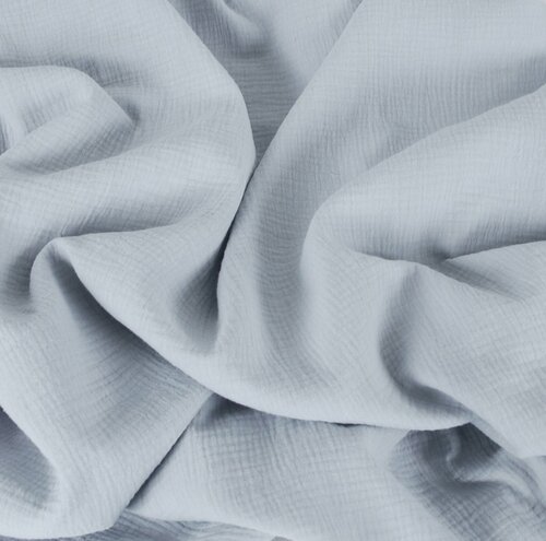 Mušelínové prostěradlo do kočárku / šedá