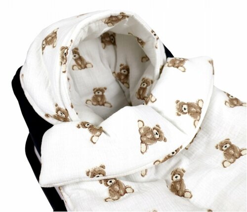 Lehký fusak z mušelínové bavlny - medvídci