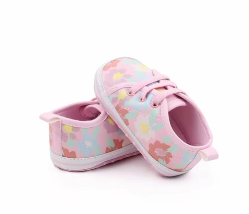 Capáčky 6-12 měsíců / BHX3075-3 / růžová s květy