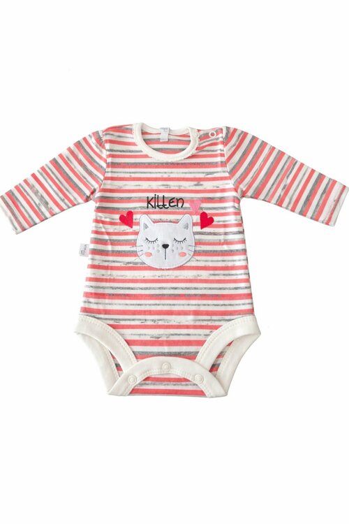 Kojenecké bavlněné body -pruh