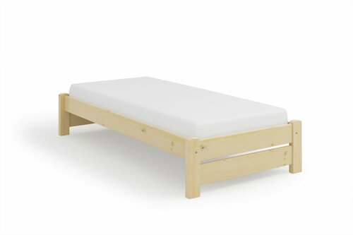 Postel Kašpar masiv smrk 90x200 cm + rošt ZDARMA