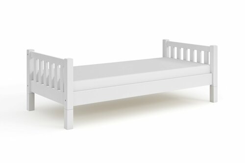 3v1 Rostoucí postel Montessori Lora bílá 90/200 cm + rošt ZDARMA