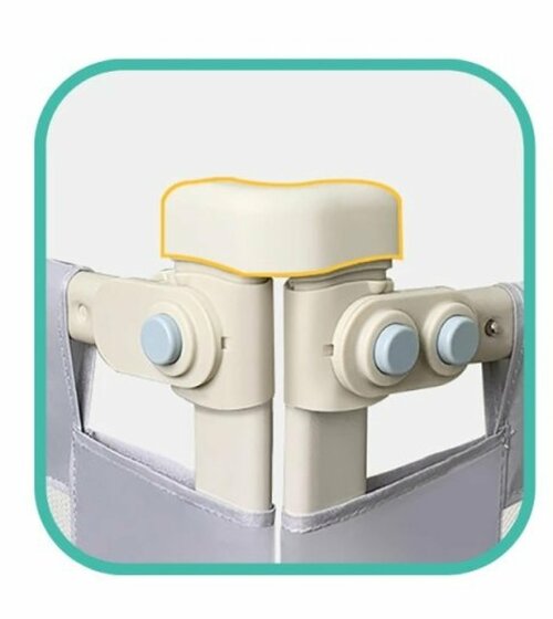 Zábrana na postel Méďa - 200 cm šedá