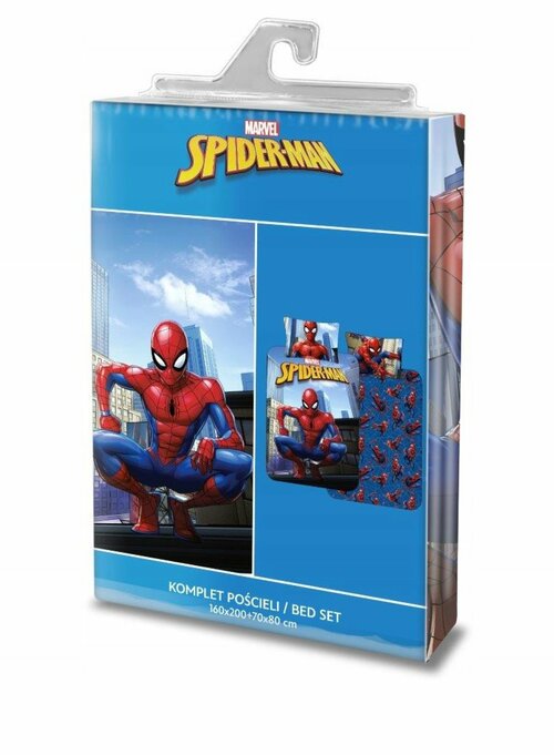Povlečení bavlněné 140/200 + 70/90 - Spiderman