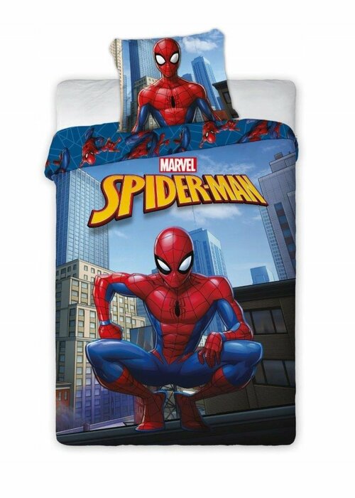 Povlečení bavlněné 140/200 + 70/90 - Spiderman