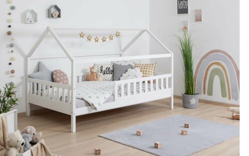 Rostoucí postel Diego 90x200 cm + rošt ZDARMA - bílá