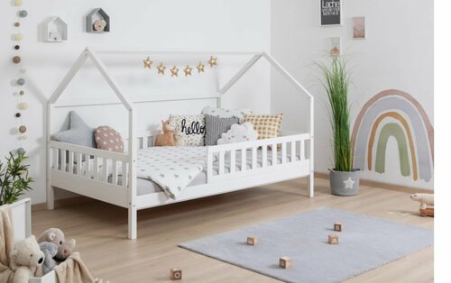 Rostoucí postel Diego 90x200 cm + rošt ZDARMA - bílá