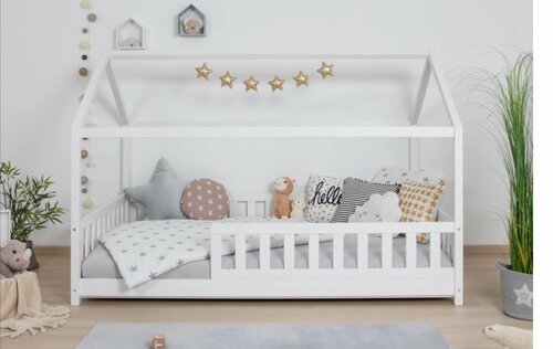 Rostoucí postel Diego 90x200 cm + rošt ZDARMA - bílá