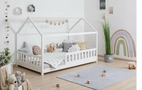 Rostoucí postel Diego 90x200 cm + rošt ZDARMA - bílá