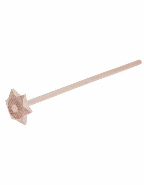 Přírodní dřevěná kuchyňská kvedlačka 30 cm