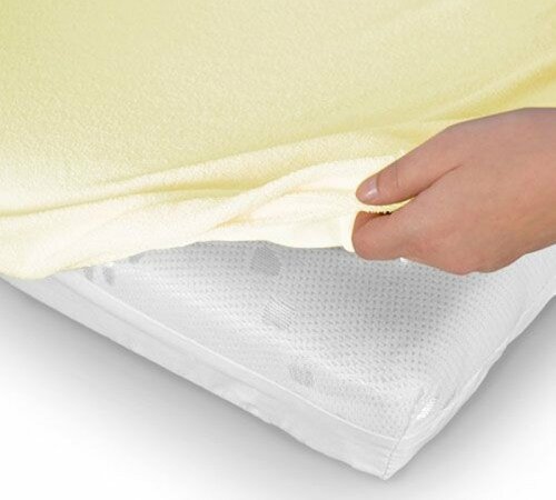 Froté prostěradlo s gumkou 90/200 cm ECONOMY - krém
