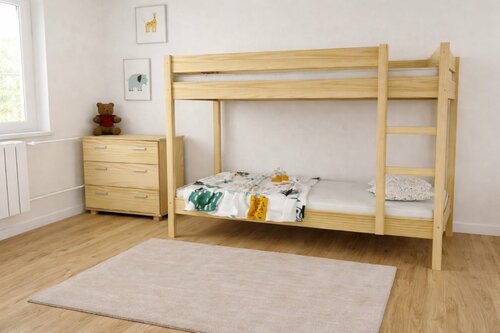 Patrová postel Gino 90x200 cm + rošty ZDARMA - TOP CENA V ČR !