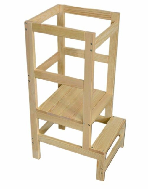 Dřevěná učící věž pro děti - 3v1 