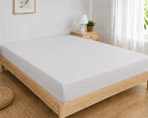 Jersey prostěradlo s gumkou 90/200 cm ECONOMY - popel