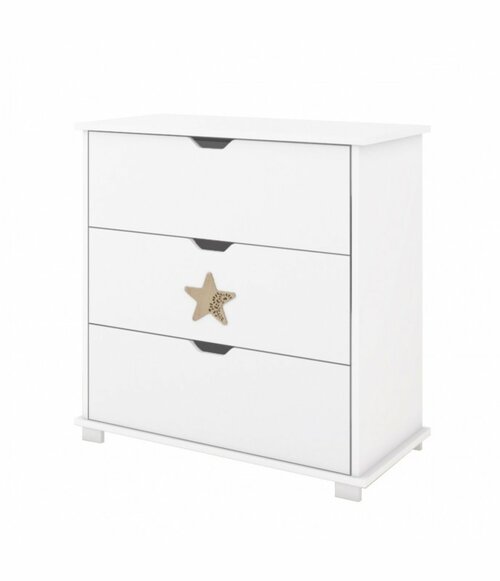 Přebalovací komoda Star - bílá